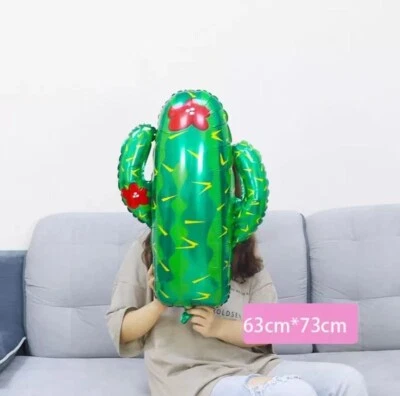 Cactus Foil Balloon Tropical Hawaii Wild West Birthday Party Deco Helium/Air — 第 1/4 张图片