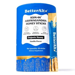 Palitos de miel Better Alt KSM-66 Ashwagandha | Miel orgánica multiflora del Himalaya - Imagen 1 de 9
