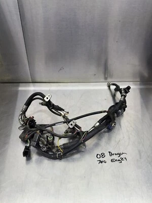 2008 09 07 POLARIS RMK 700 DRAGON Fuel Injectors -YELLOW- w/ Fuel Rail Harness - Image 1 of 4