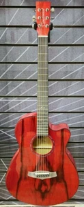 Tanglewood Azure TA4 Acoustic Guitar - Shimmer Red Gloss - Picture 1 of 7