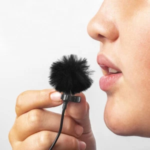 Fur Windscreen Wind Muff Mic Furry Cover for Lavalier Lapel Microphone x1 - Bild 1 von 14
