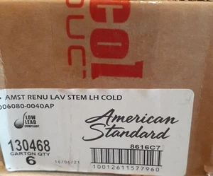 American Standard 006080-0040AP stelo lato freddo, confezione da 6 (130468) - Foto 1 di 1
