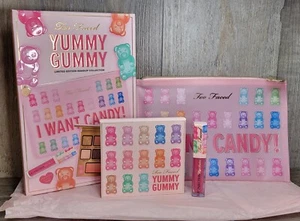 BNIB Too Faced Yummy Gummy I WANT CANDY 3 Piece Holiday 2022 Collection - LTD ED - Picture 1 of 12