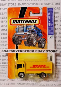2006 MATCHBOX YELLOW DHL DELIVERY BOX TRUCK, MBX METAL SERIES, MBX #41, VHTF - Picture 1 of 12