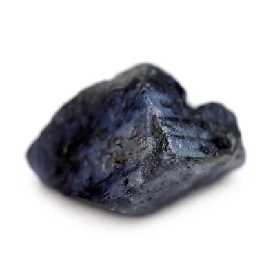 Certified 6.80ct Natural Unheated Dark Blue Sapphire Madagascar Rough 12.7x7mm - Image 1 of 4