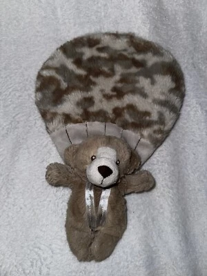 Linda manta de seguridad de felpa de oso paracaídas de camuflaje Lovey Foto 1 de 4