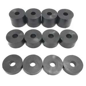 Medium Hard Rubber Spacers m6 6mm0.24 Hole Diameter 0.79 Depths 0.59 0.39 - Picture 1 of 8