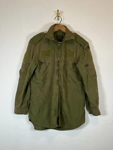 Vintage Canadian Army Military Field Jacket Green Olive Combat Shirt 6740 M S - Picture 1 of 7
