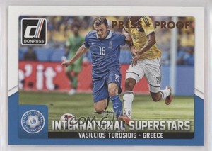 2015 Donruss International Superstars Press Proof Bronze /299 Vasilis Torosidis