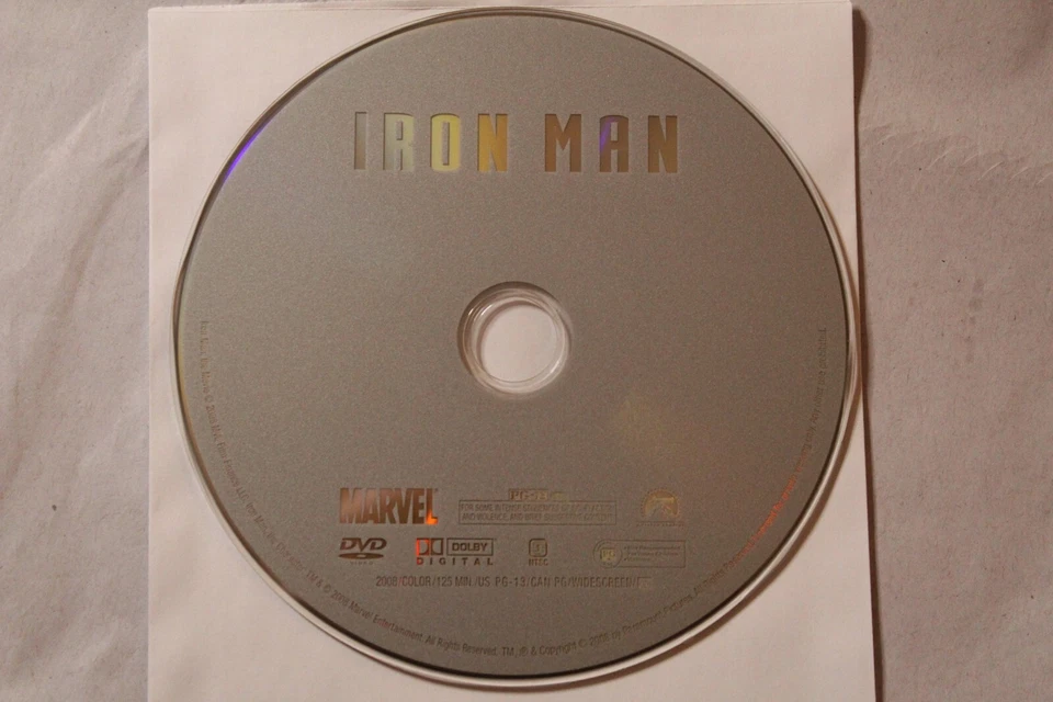 Iron Man (DVD, 2008, Widescreen) - Image 1 of 1
