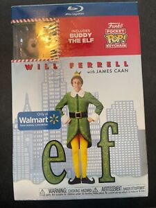 Elf Blu-ray with Buddy the Elf Funko Pocket Pop! Keychain Walmart Exclusive