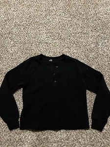 Camisa Old Navy Suave Waffle Manga Larga Henley Mujer’s Talla S - Imagen 1 de 4