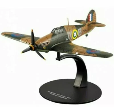 1:72 Hurricane Mk1 Model Hawker Scale Metal RAF Diecast Plane IXO Deagostini WW2 - Image 1 of 4