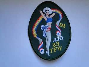 Aufnäher  der  USAAF     91 BG   New Orleans Lady   ca 11 cm - Picture 1 of 1