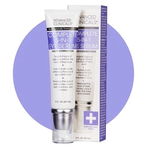 Advanced Clinicals 5-in-1 Eye Serum | Multi-Benefit Visible Anti Aging Under Eye - Picture 1 of 9
