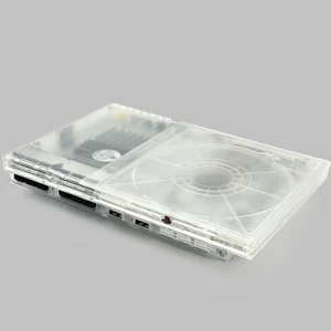 Sony PS2 PlayStation 2 - Region Free Console - Frosted Clear Transparent Custom - Picture 1 of 6