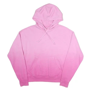 CHAMPION Womens Pink & Light Pink Ombre Hoodie XS Womens Casual Cotton Pullover - Picture 1 of 6