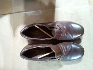 Clarks Bendables 7 1/2 M Brown Wish Trance - Picture 1 of 7