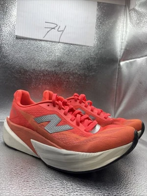 New Balance Fuel Cell Rebel  Women Shoes Sz 8 Orange Lace Up Sneaker - Image 1 of 4
