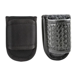 Portable Flashlight Belt Holster D Shape Open Design Nylon Flashlight Holder } - Picture 1 of 16