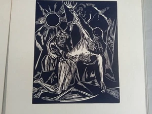 Hermann Dienz. Die Passion Christi  10 Original-Holzschnitte 1922 - Bild 1 von 16