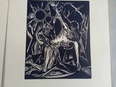 Hermann Dienz. Die Passion Christi  10 Original-Holzschnitte 1922 - Bild 1 von 4