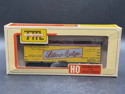 Vintage NOS Train Miniature (TM) HO Silver Edge Beer 40' Reefer #8085 - Image 1 of 3