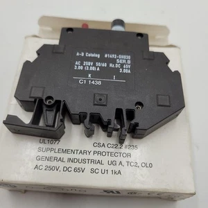 ALLEN BRADLEY SUPPLEMENTARY PROTECTOR 1492-GH030 *NEW IN BOX* - Picture 1 of 2