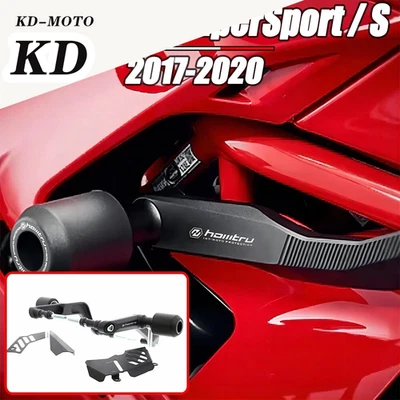 Protector de choque deslizadores de cuadro de motocicleta para Ducati SuperSport / S 2017-2020 Foto 1 de 4