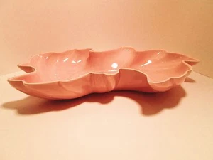 California Pottery Claire Lerner Flower Fruit Bowl salmon pink CL 251 1950 - Picture 1 of 5