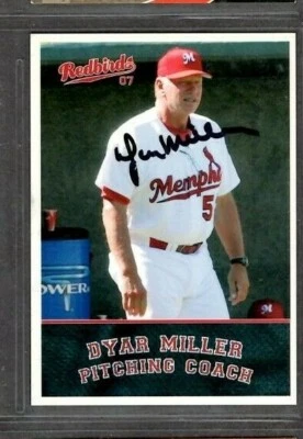 2007 Multi-Ad #32 Dyar Miller Memphis Redbirds Signed Autograph (T41) TPD34 - Image 1 of 2