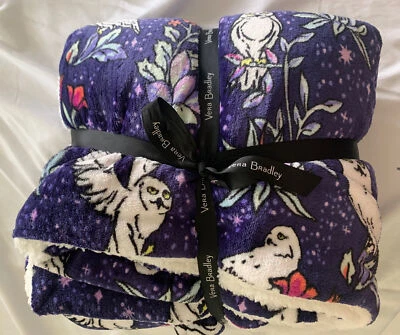 Manta de felpa Vera Bradley Harry Potter Bosque Prohibido Vida acogedora Sherpa Foto 1 de 3