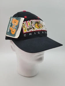 Drew Pearson Snapback NHL Chicago Blackhawks LETRAS GRANDES CON LOGO con etiquetas de colección - Imagen 1 de 13