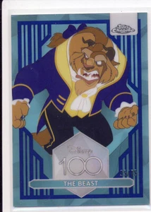 2023 Topps Disney Cromado 100 Años Azul Aqua Wave Paralelo 52 Bestia 25/75 - Imagen 1 de 1