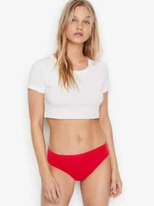 SLIP SLIP ROSSO VICTORIA'S SECRET NUOVO CON ETICHETTE TAGLIA EXTRA LARGE GAMBA ALTA - Foto 1 di 2