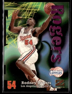 1997-98 SkyBox Z-Force Rodney Rogers #54 Los Angeles Clippers - Image 1 of 2
