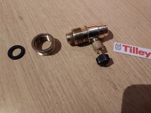 TILLEY X246 GUARDSMAN POLISHED BRASS FUEL COCK PARAFFIN PRESSURE STORMLIGHT - Picture 1 of 4