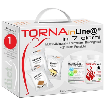 LINE@DIET DIETA PROTEICA KETO TORNAinLine@ 7 gg! Alim. Proteici Bruciagrassi! kit: DOLCE 1