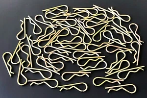 50 GOLIATH INDUSTRIAL 3/16"" X 4"" R PIN HAARSTIFTE ANHÄNGERCLIPS RP316 TRAKTOR 5 MM - Bild 1 von 2