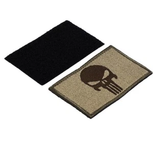 DEVGRU Skull SWAT SOCOM Special Ops Embroider Patch TAN - Picture 1 of 8