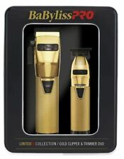 Babyliss Pro MetalFX Series Clipper and Trimmer Set - Gold