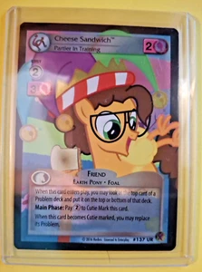 MLP Cheese Sandwich Partier in Training CCG Marks in Time Ultra Rare 137 UR - Picture 1 of 4