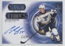2020-21 SP Authentic Sign of the Times Colton Parayko #SOTT-CP Auto