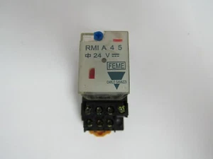 CARLO GAVAZZI RMI A 4 5 RELAY W/ 17X4C BASE - Picture 1 of 6