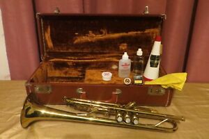 KING LIBERTY TRUMPET + Mouthpiece  H.N. White Co. with Case + Extras