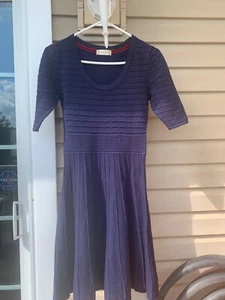 Altar'd State ribbed design Medium Navy Blue DRESS - Picture 1 of 10