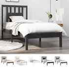 Solid Wood Bed Frame Wooden Bed Base Furniture Multi Colours/Sizes vidaXL 