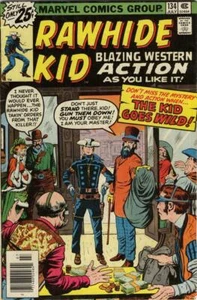 SALE! Rawhide Kid #134, July 1976 ~ 7.5 VF- Excellent, by Stan Lee & Jack Kirby - Picture 1 of 1