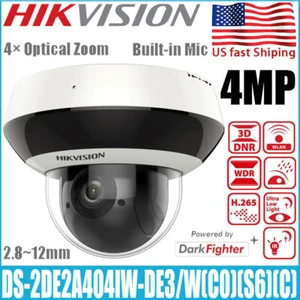Hikvision DS-2DE2A404IW-DE3/W(C0)(S6)(C) 4MP 4X Optical Zoom WiFi PT IP Camera - Picture 1 of 12