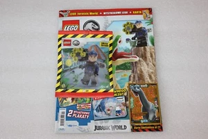 Lego Jurassic World 2/2025 Magazine + Ranger and Raptor Figures - NEW - Picture 1 of 3
